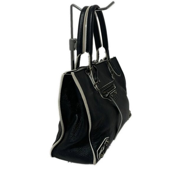 BALENCIAGA Papier Mini 305572 Black Leather - Tote Bag 596-053125 - Picture 3 of 9